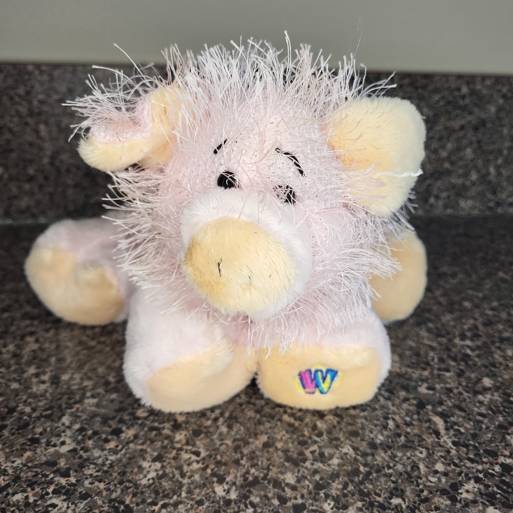 Ganz Webkinz Retired Pink Pig HM002 Stuffed Plush 8" Farm Animal Toy No Code